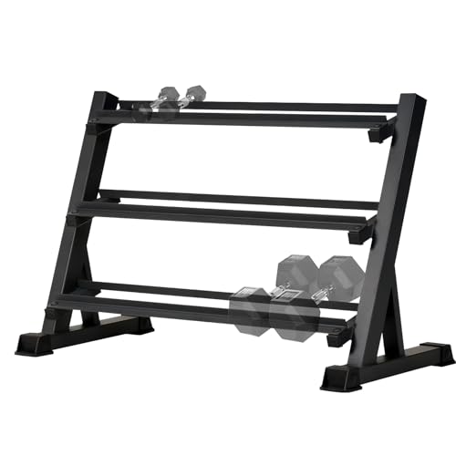 Heavy Duty Steel 3-Tier Dumbbell Rack 1100 LBS Capacity L70912