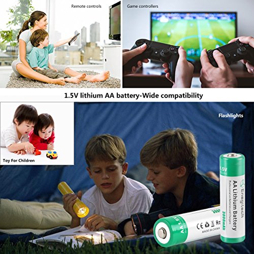 AA Lithium Battery 3000mAh 1.5V 16 Pack V599