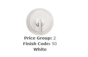 Pop-Up Lavatory Drain White W73352