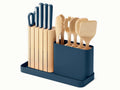 Navy 14 Piece Knife & Utensil Set Q71035