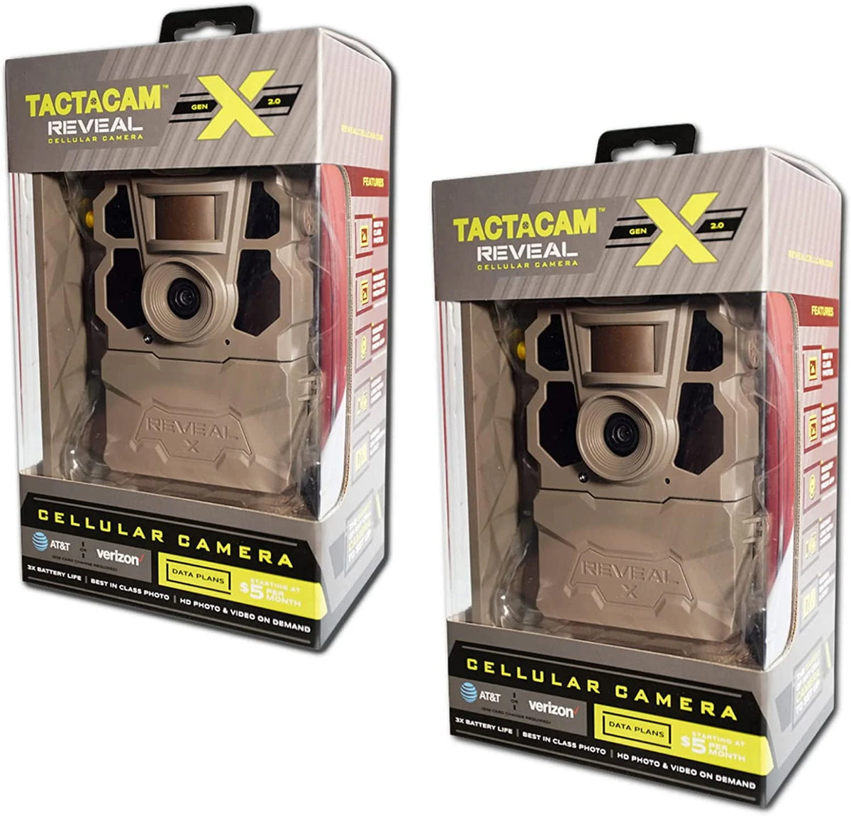 2 Pack LTE Cellular Trail Camera 16 Megapixels V1468