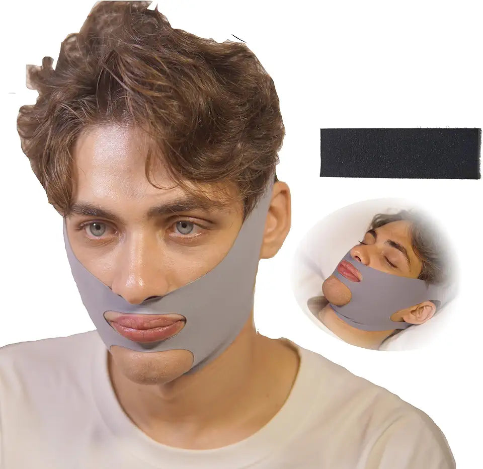 Anti Snoring Breathable Reusable Chin Strap with Adjustable Velcro U25689