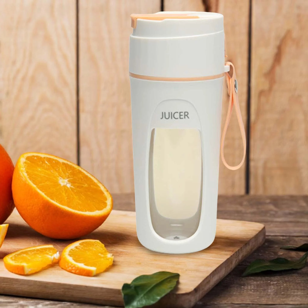 Orange 340ml Rechargeable Electric Juicer Cup R542