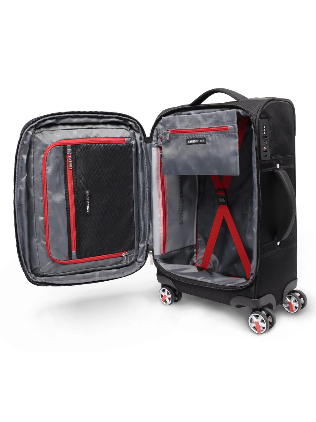 21" Softside Carry-on Luggage, Black V4862