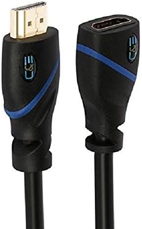 75 FT High Speed HDMI Cable Male to Male with Ethernet Black, Pack of 2 H94425