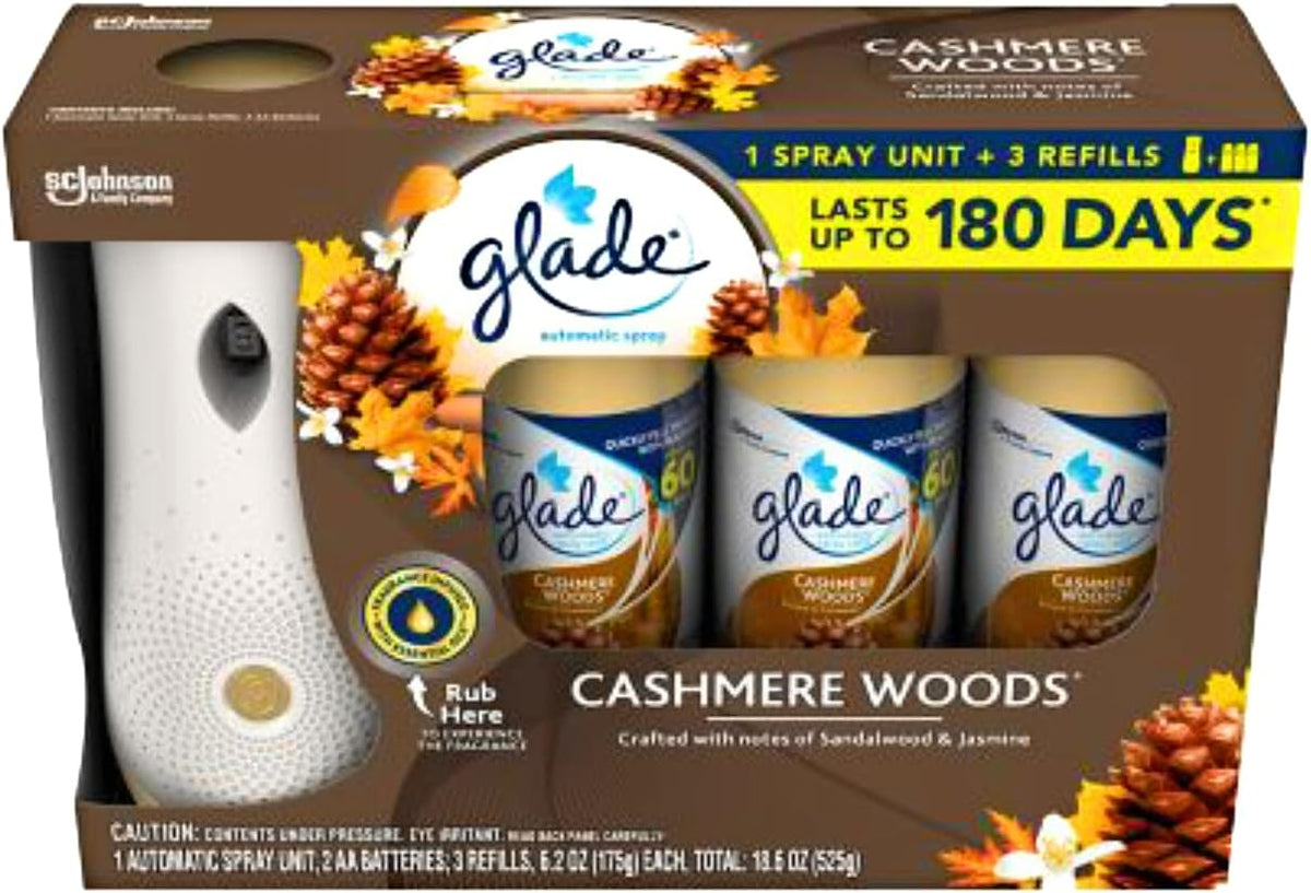 Cashmere Woods Air Freshener Holder with 3 Refills W226
