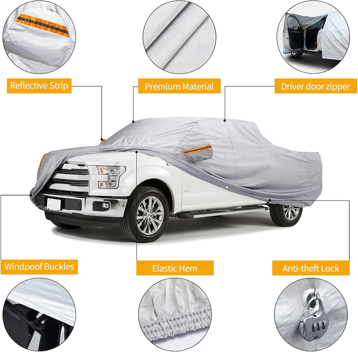 Waterproof Car Cover for Pickup D4533