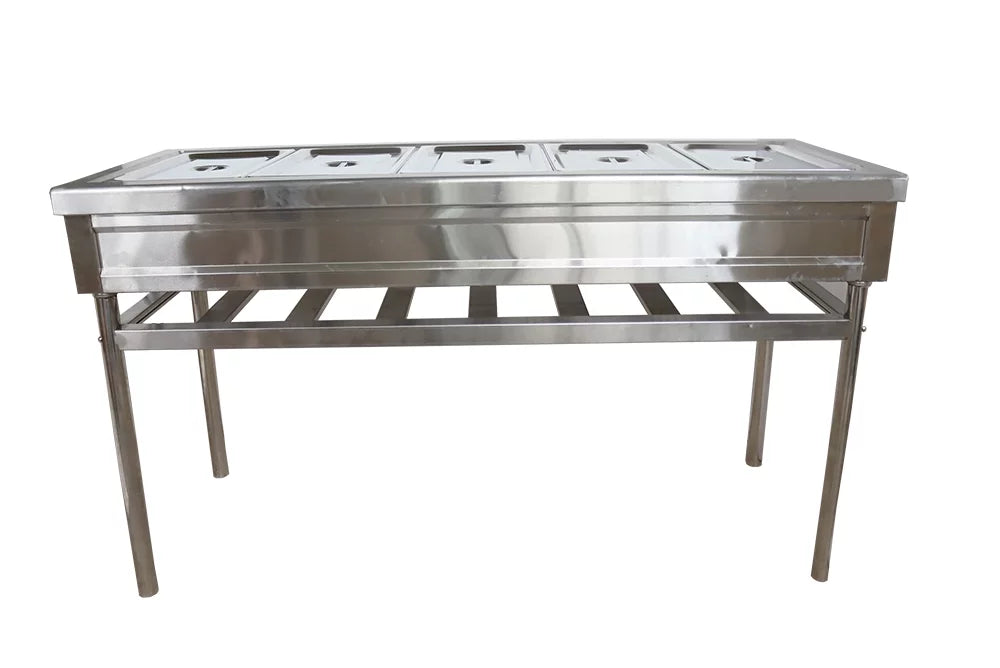 5 Pan Food Warmer Stove with Bracket Q543284