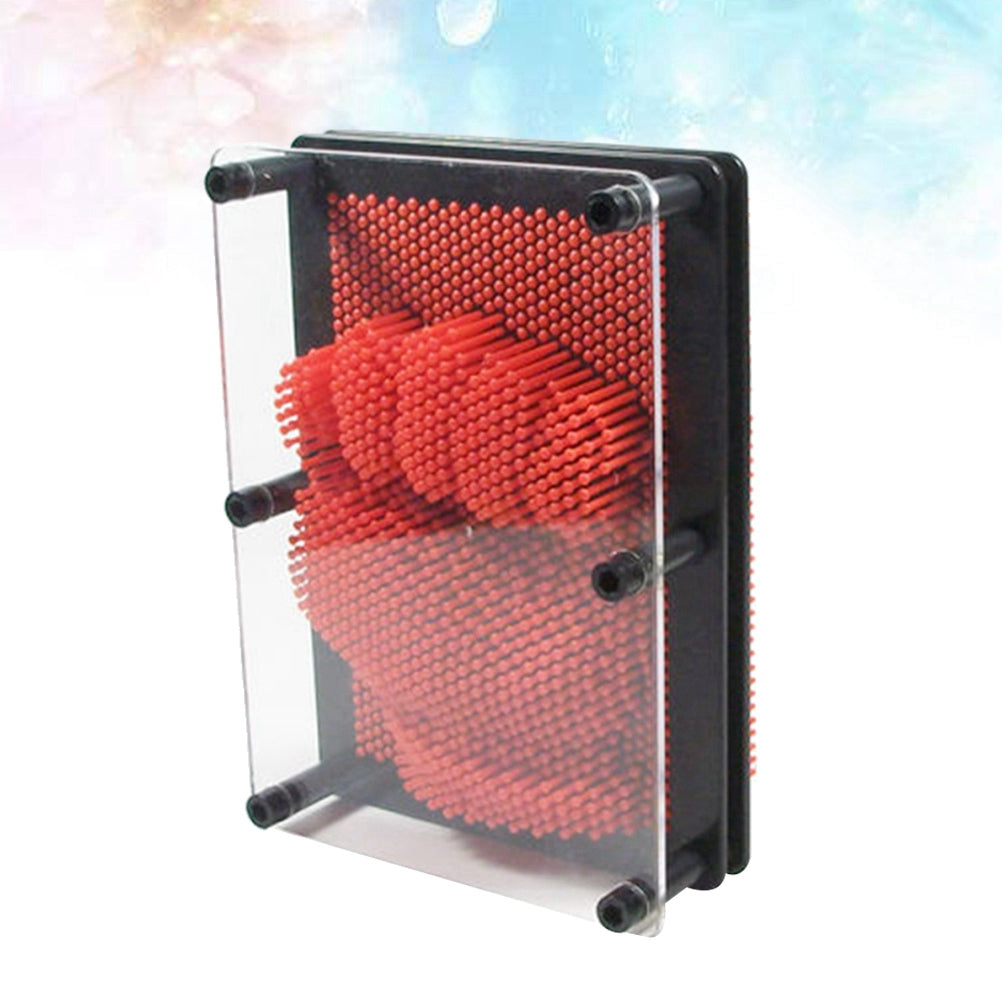 Large Size Red 3-Dimensional Pin Art Board Toy L824558