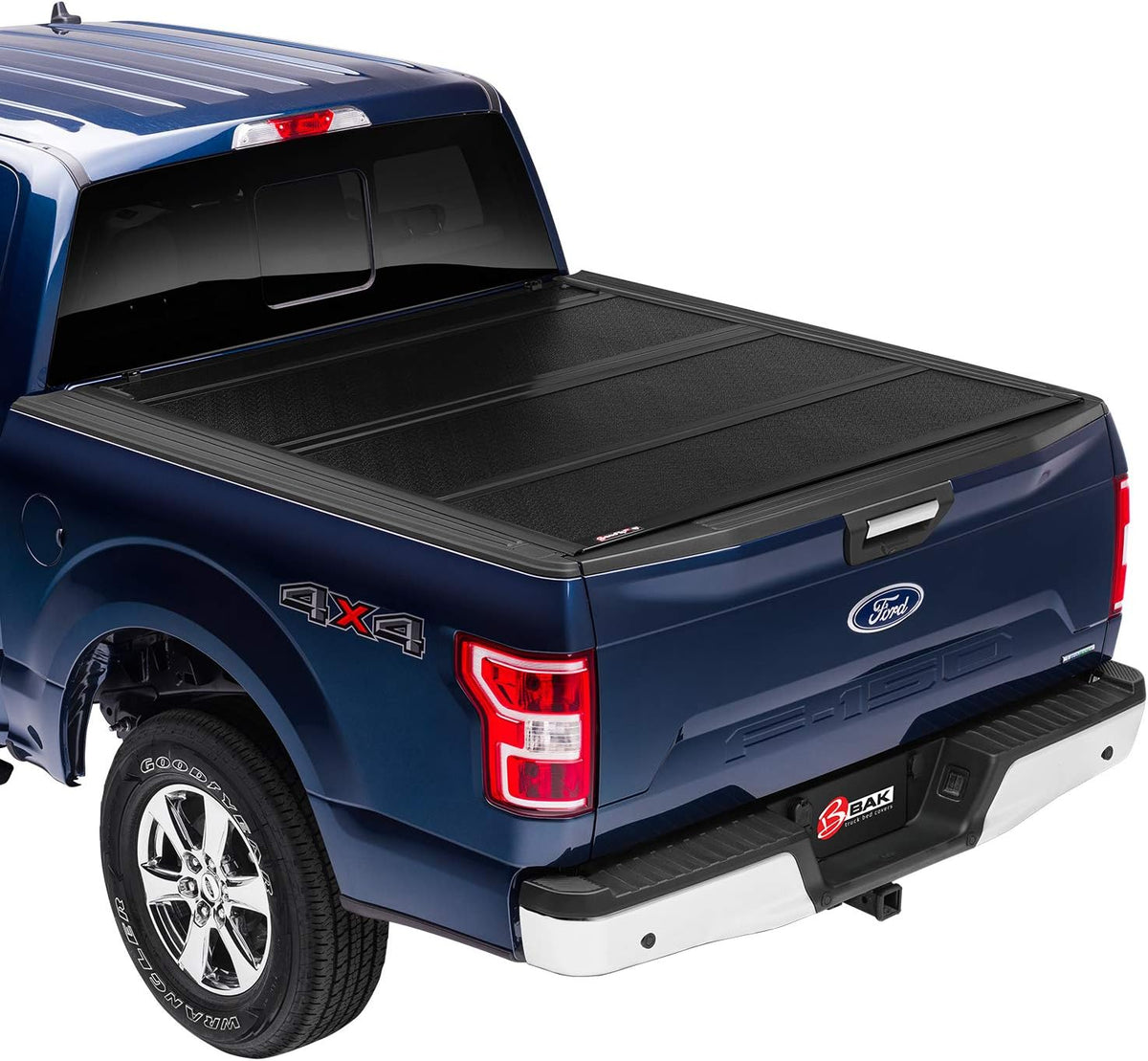 Black Hard Folding Truck Bed Tonneau Cover H645