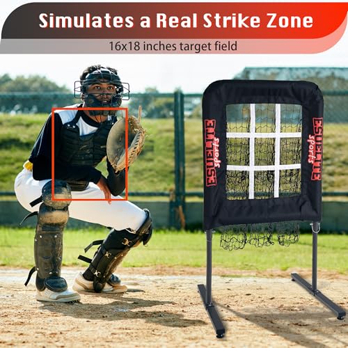 9 Hole Pitching Net with Strike Zone M6111