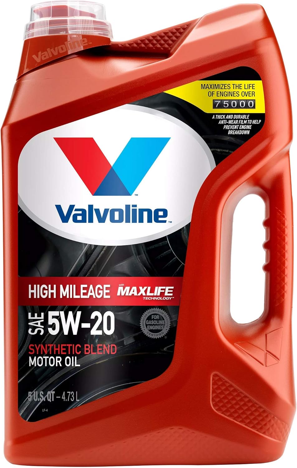 SAE 10W-40 Synthetic Blend Motor Oil 5 QT, Case of 3, Pack of 2 O625701