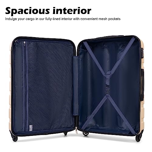 4 Piece Hardshell Spinner Suitcase Set with TSA Lock S254070