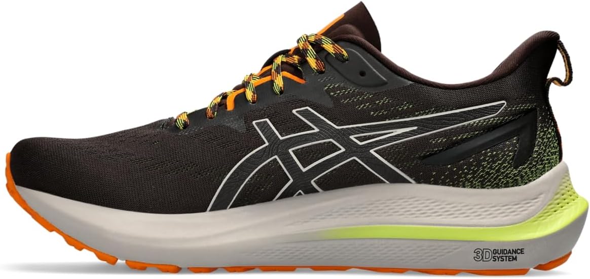 Men's GT-2000 12 Trail Running Shoes, 15, Nature Bathing/NEON Lime R314
