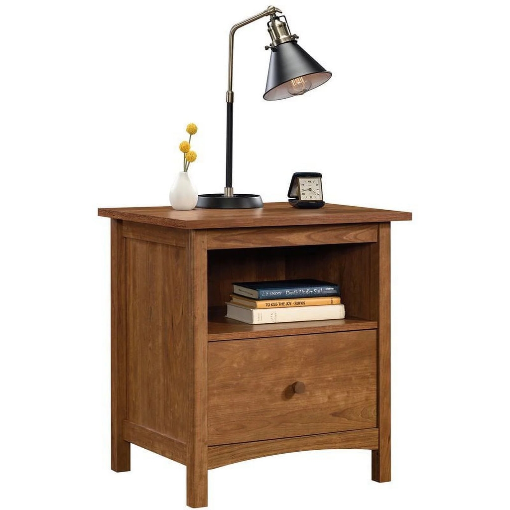 Cherry Finish Nightstand with Drawer S252887