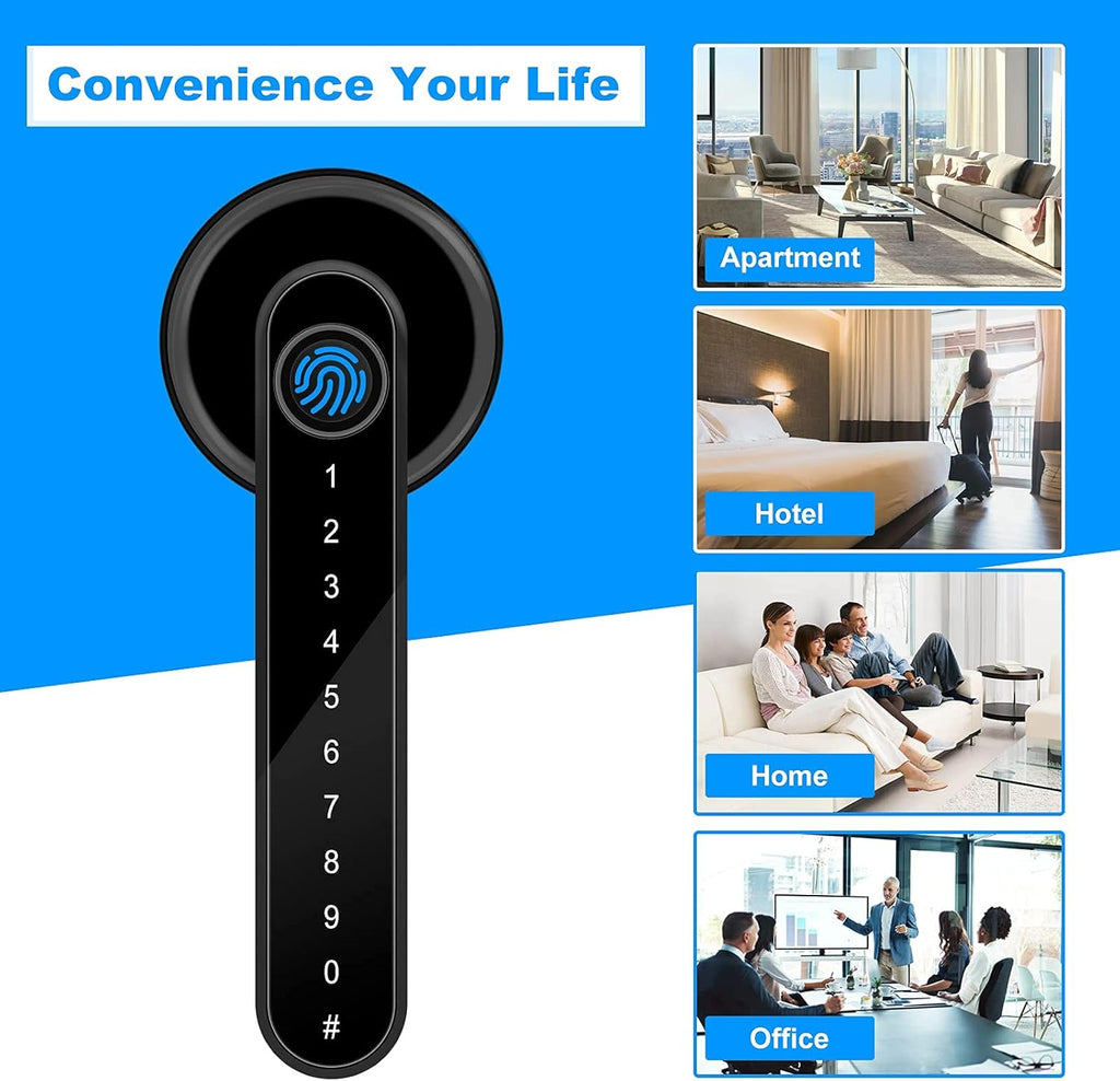 Smart Lever Door Lock with Handle X14709