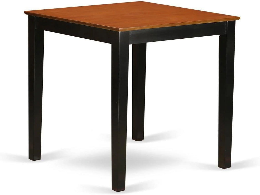 Counter Height Dining Table, 36", Black & Cherry K580