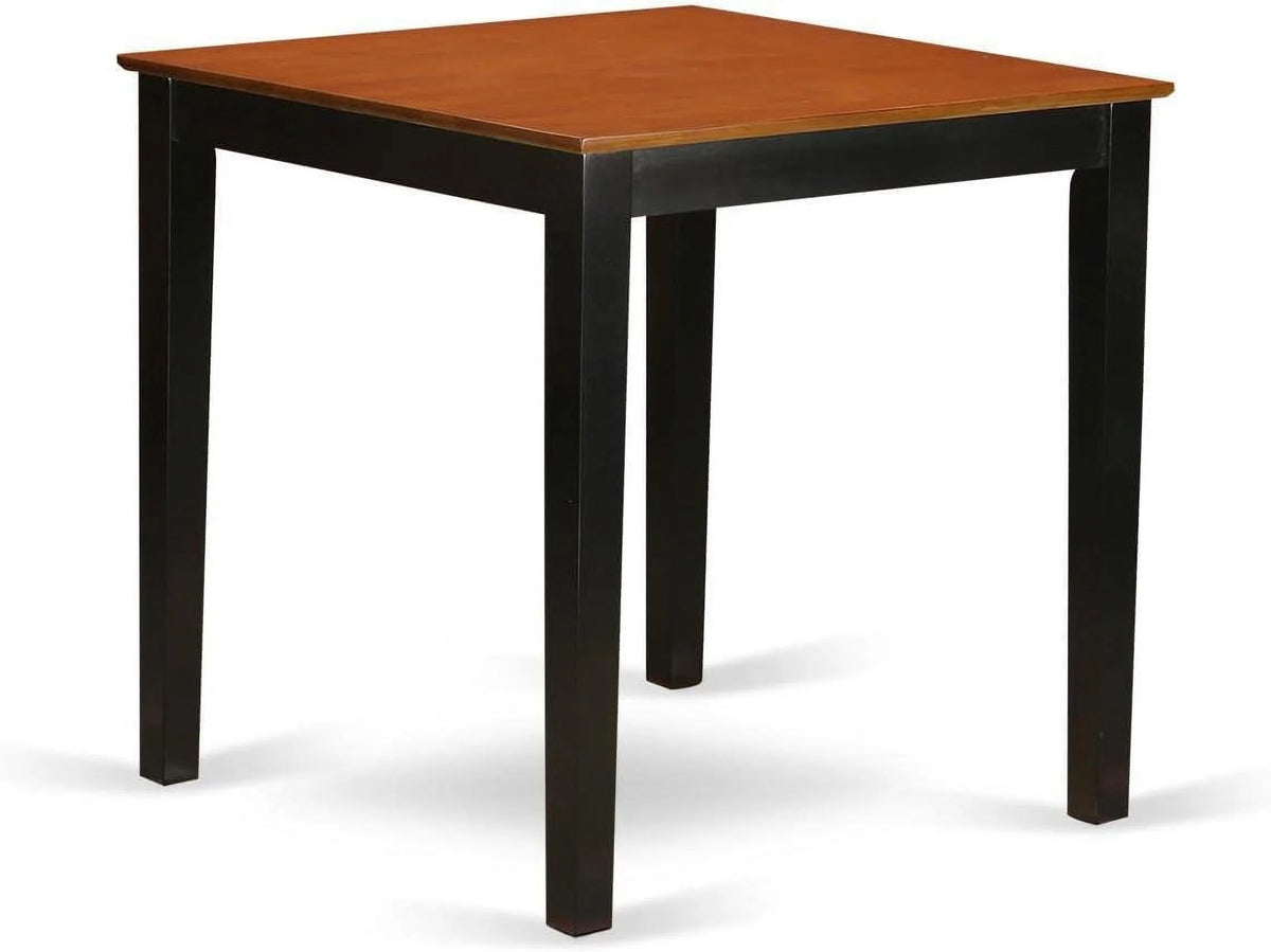 Counter Height Dining Table, 36", Black & Cherry K580
