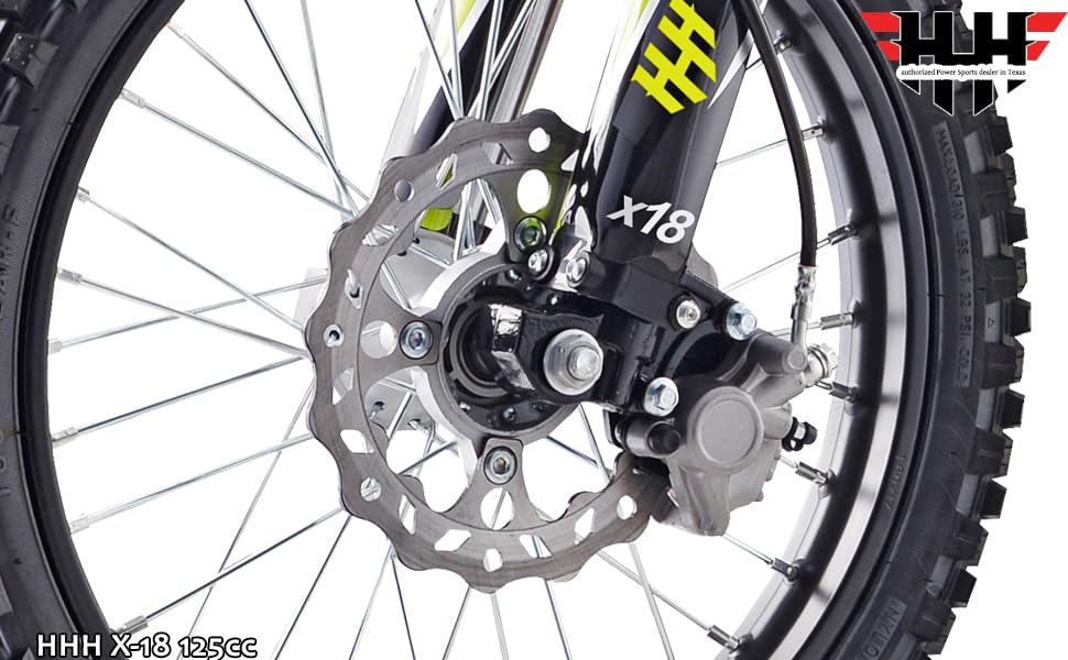 125cc Dirt Bike with 17/14 inch Tires J172
