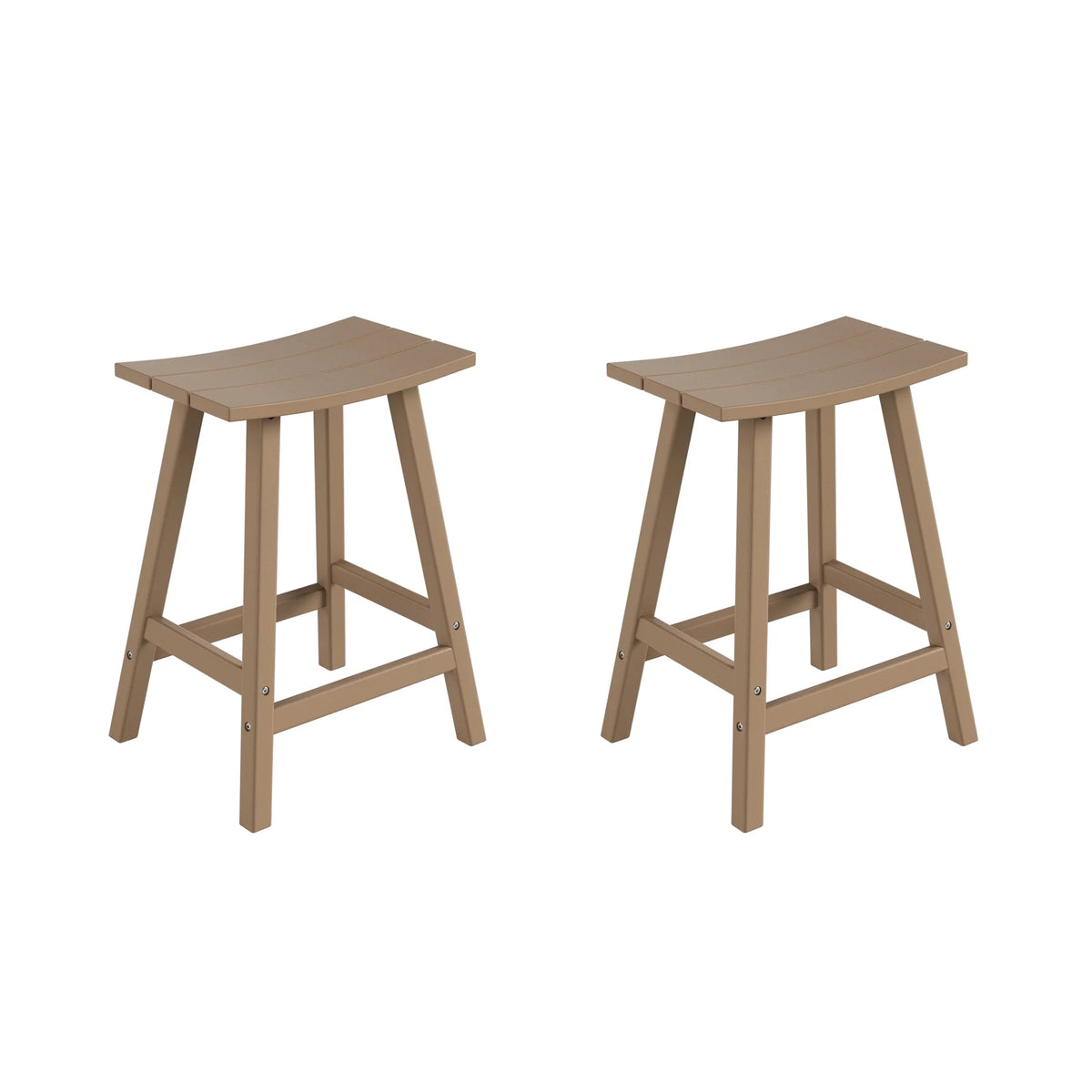 24 Inch Outdoor Bar Stools Set of 2 L147873