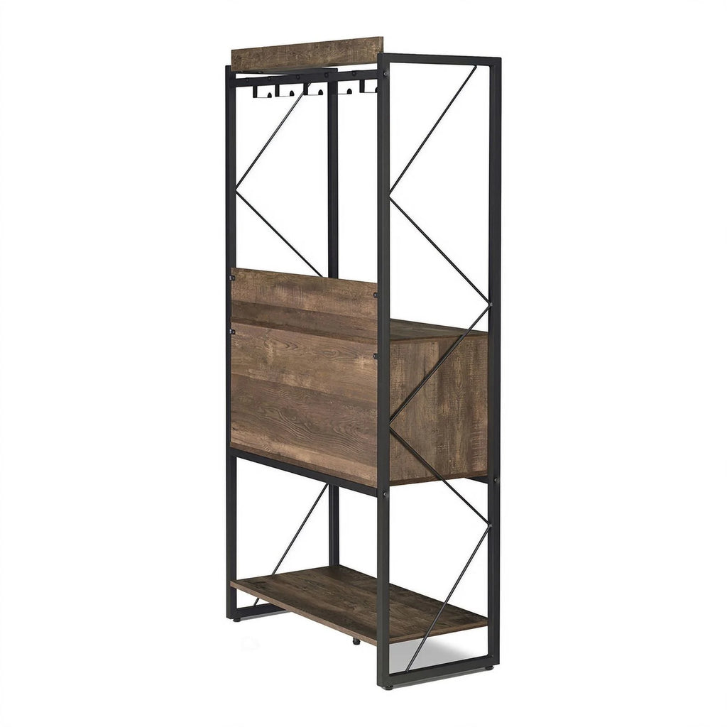 Oak Wood Baker's Rack F31386