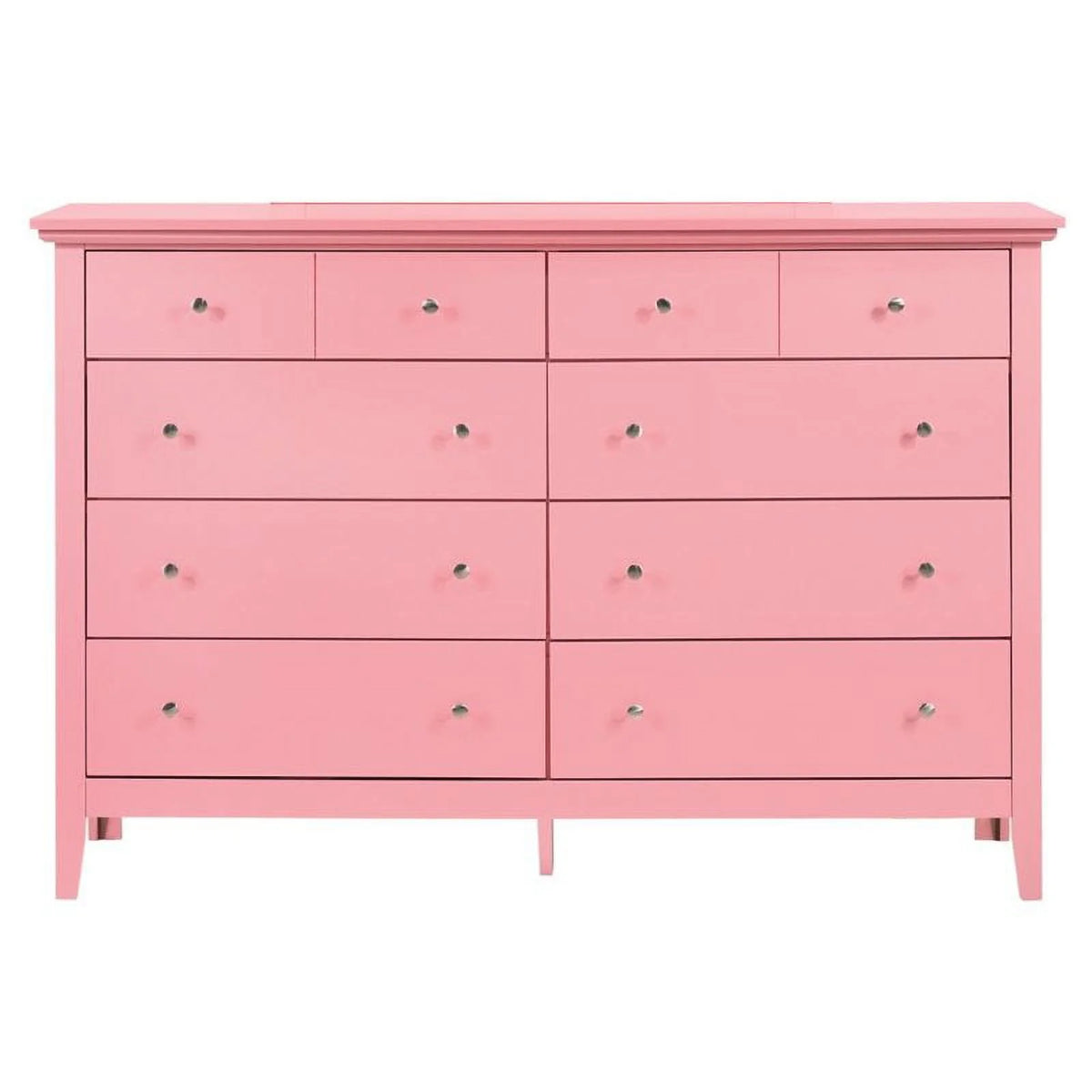 Pink 3-Piece Dresser TV Stand and Nightstand Set L703
