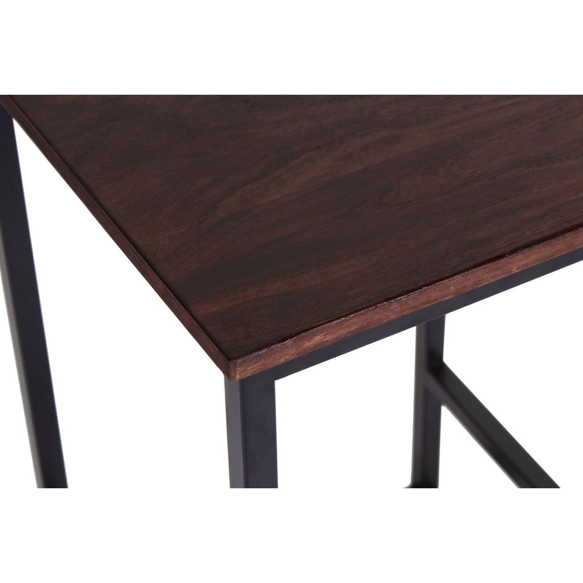 Brown Iron Rosewood Counter Stool C565