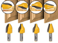 4 Bit Vertical Raised Panel Router Bit Set 1/2-Inch Shank Q141