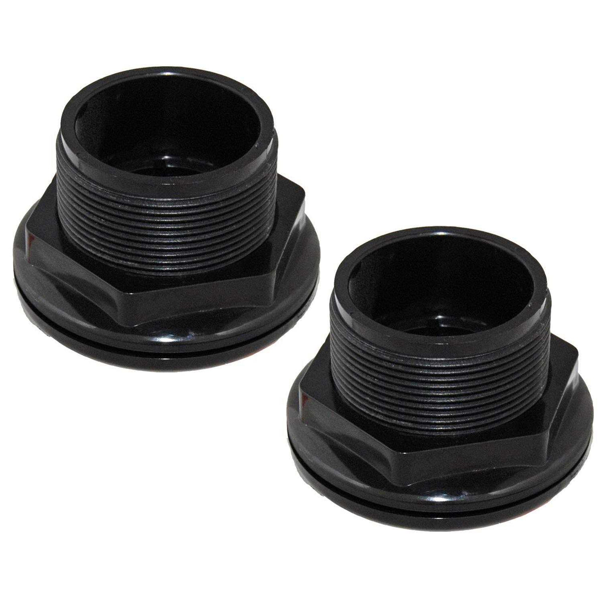 1-1/2 Bulkhead Fitting 1.50 inch Slip x Slip Gasket ABS C766