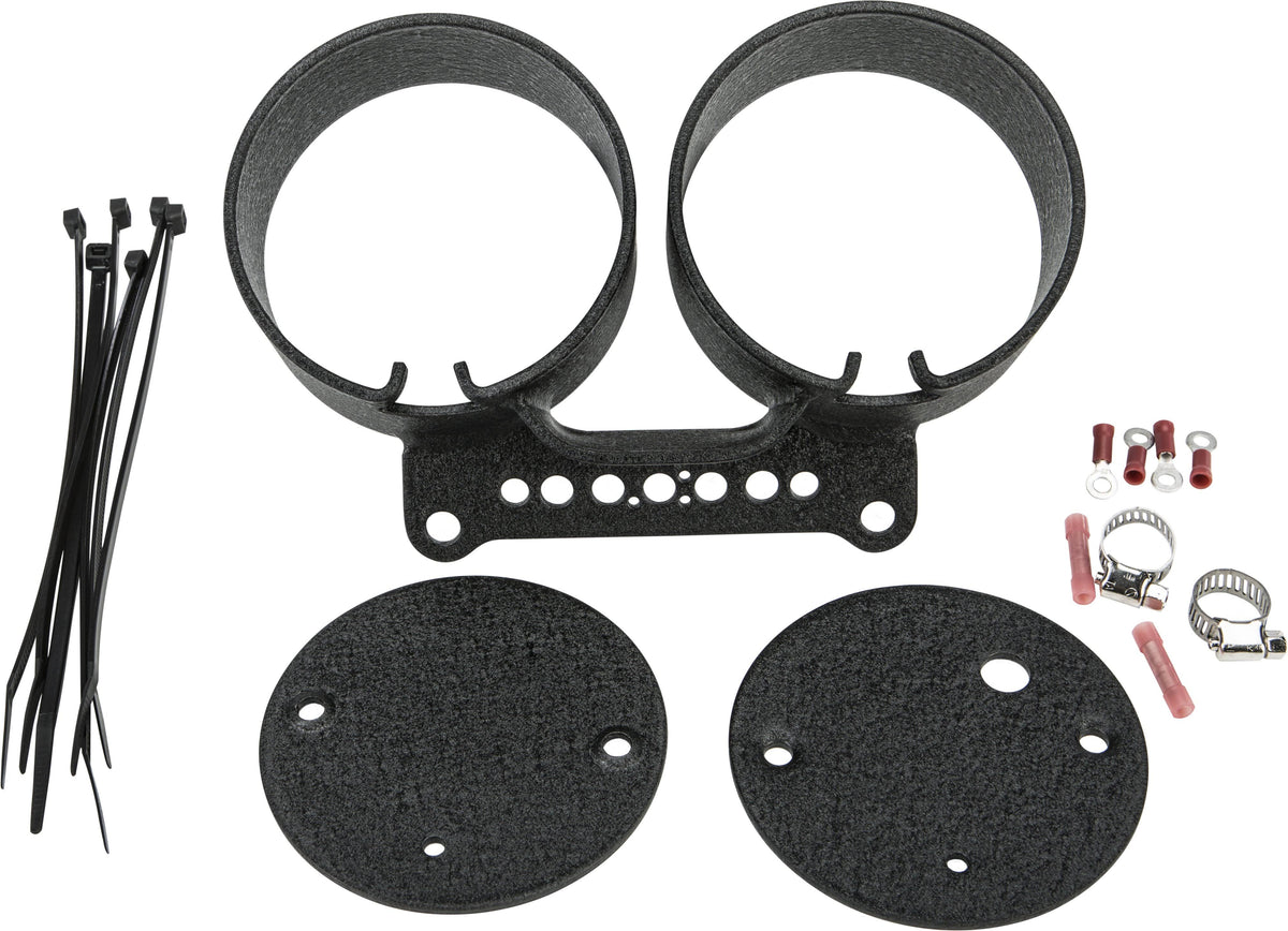 Dual Gauge Mount Bracket Kit Black B80799