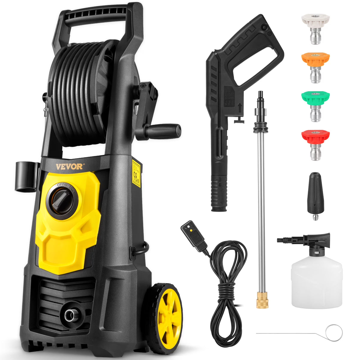 2000 PSI Electric Pressure Washer with 30 ft Hose & Reel Y19737