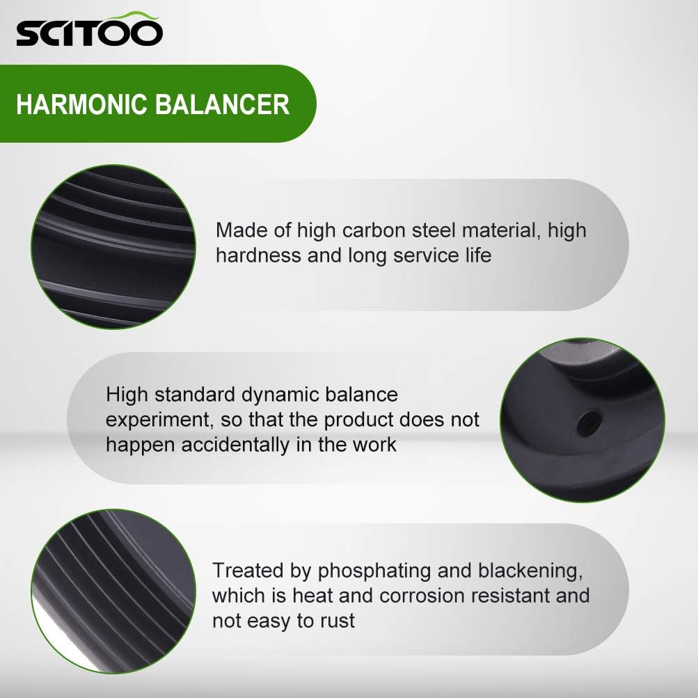 Harmonic Balancer Crankshaft Pulley Pack of 2 L316
