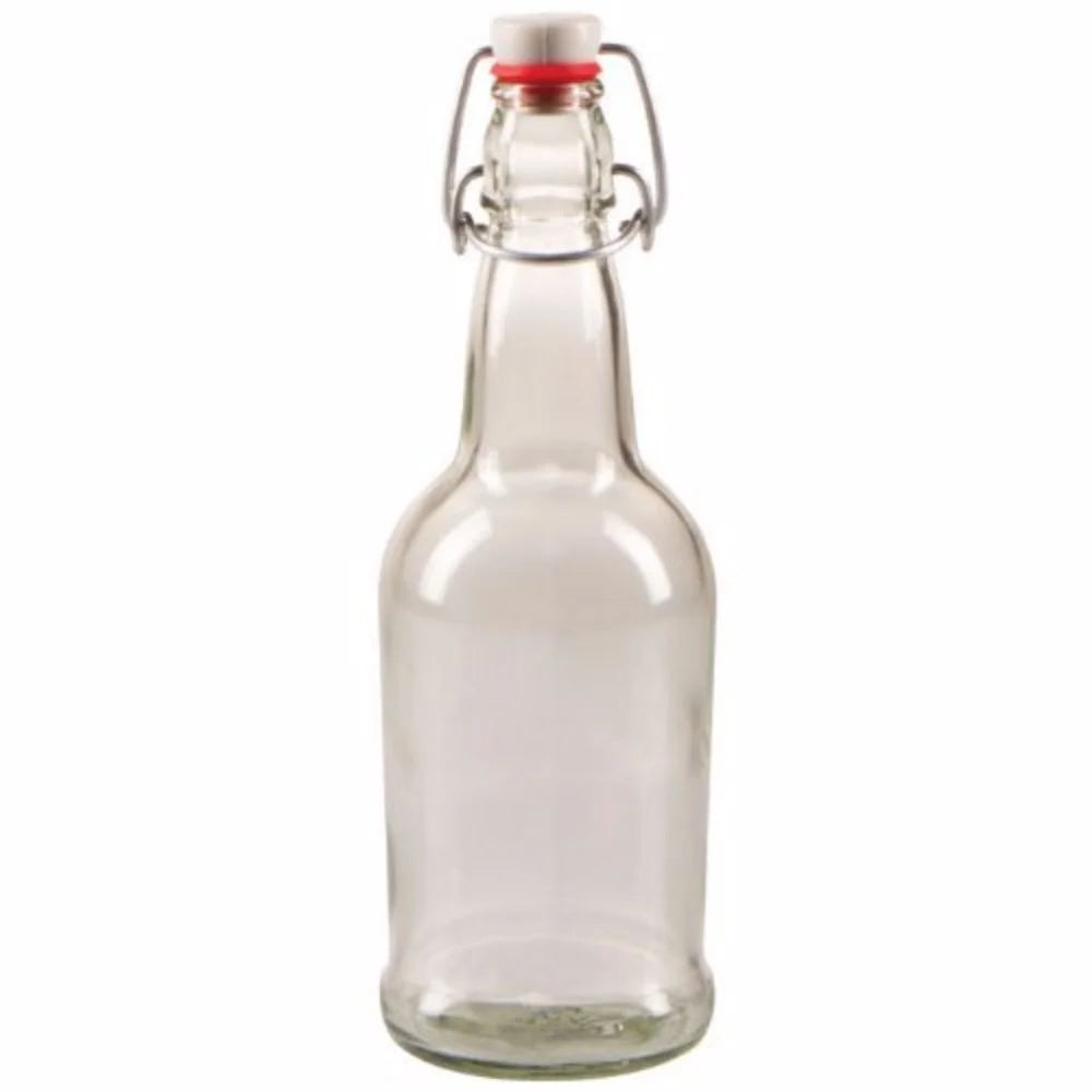 500ml Clear Flip-cap Bottles, 12 Pack T47591
