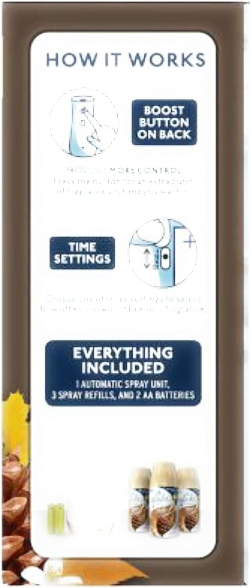 Cashmere Woods Air Freshener Holder with 3 Refills W226