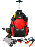Yellow Wheeled Rolling Tool Bag O7843