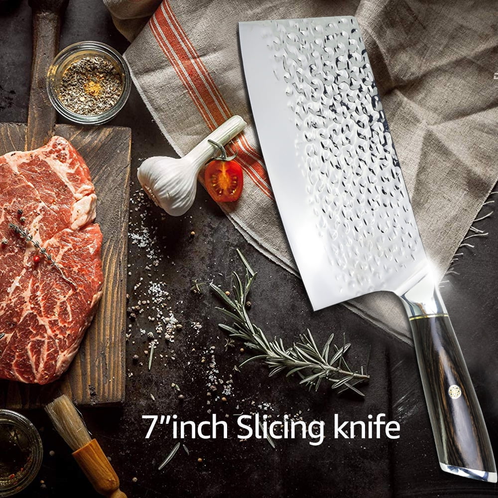 7 Inch High Carbon Stainless Steel Cleaver Knife T57660