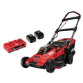 20V Brushless Lawn Mower Kit with Two 4.0 Ah Battery and Dual Port Charger V9260