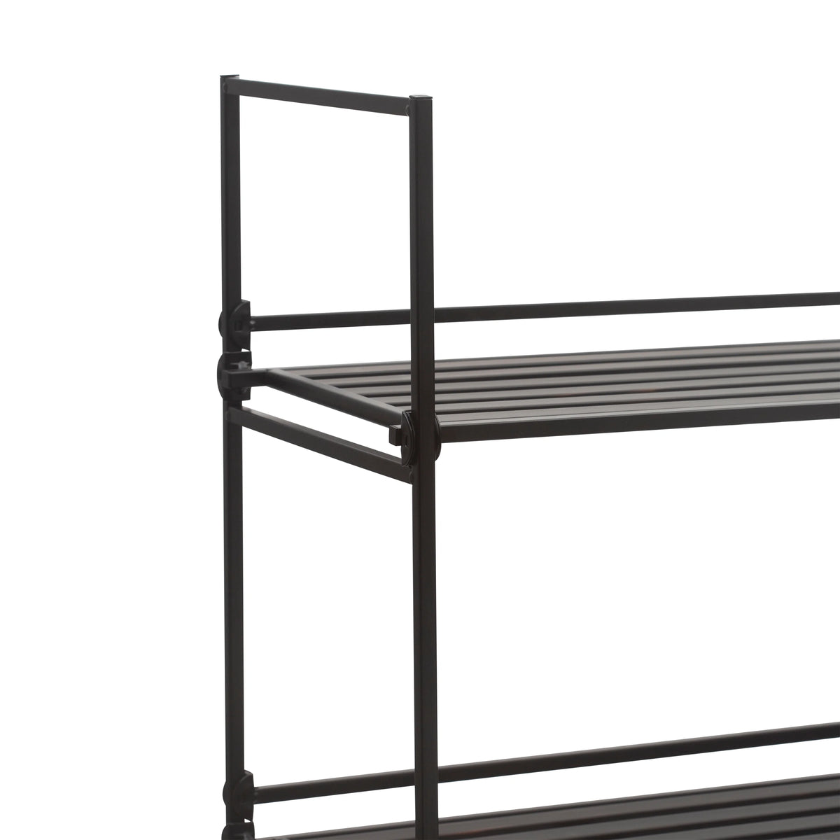3 Tier Freestanding Storage Shelf Unit in Espresso M284329