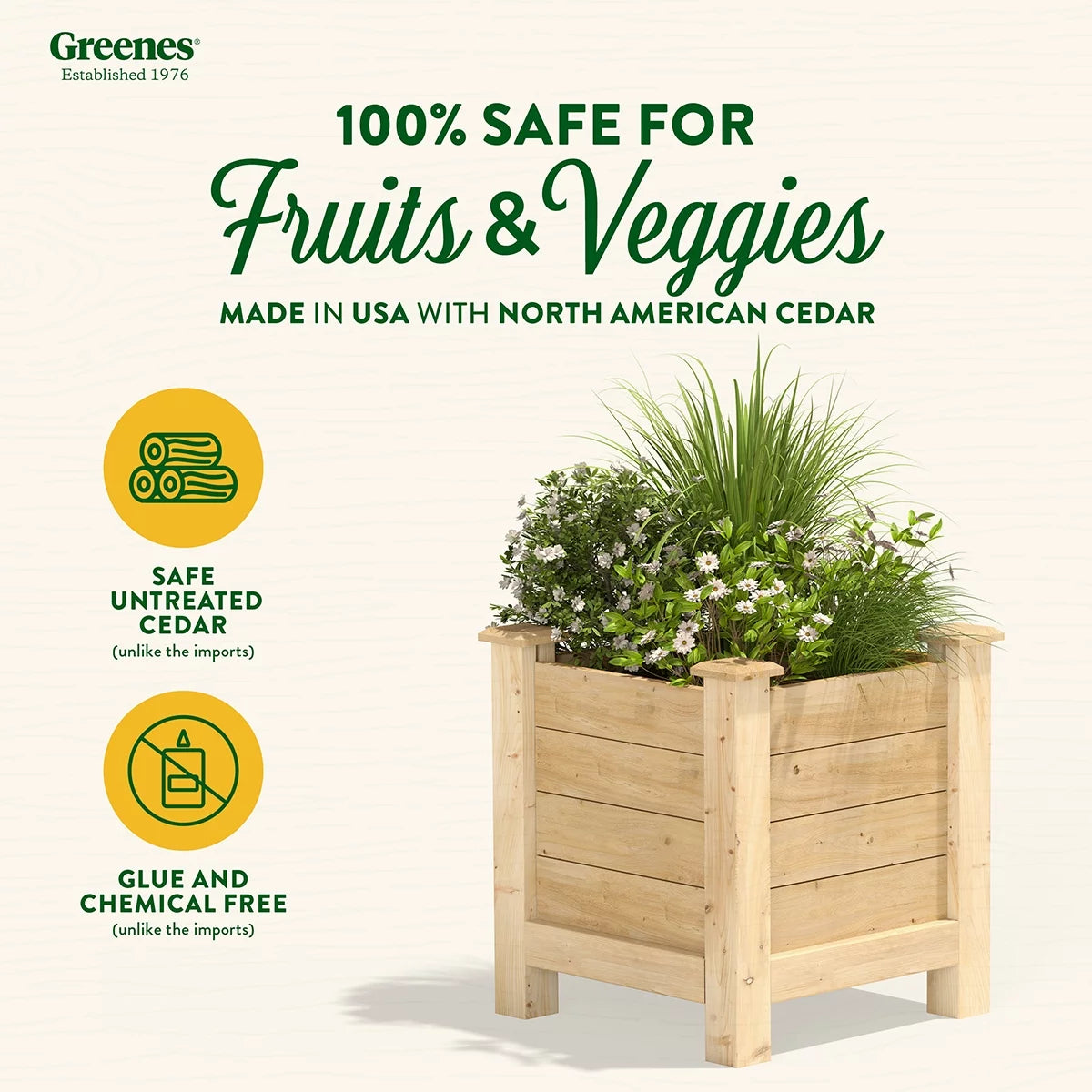 Cedar Elevated Planter E102685