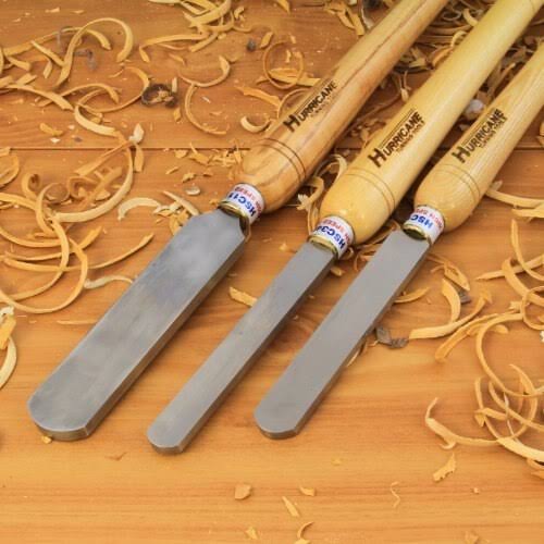 Woodturning Round Nose Scraper Set, 3 Piece, 3/4 Inches, 1 Inches, and 1 1/2 Inches T76483