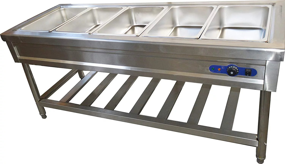 5 Pan Food Warmer Stove with Bracket Q543284