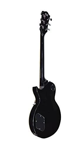 Black Solid-Body Electric Guitar Z4344