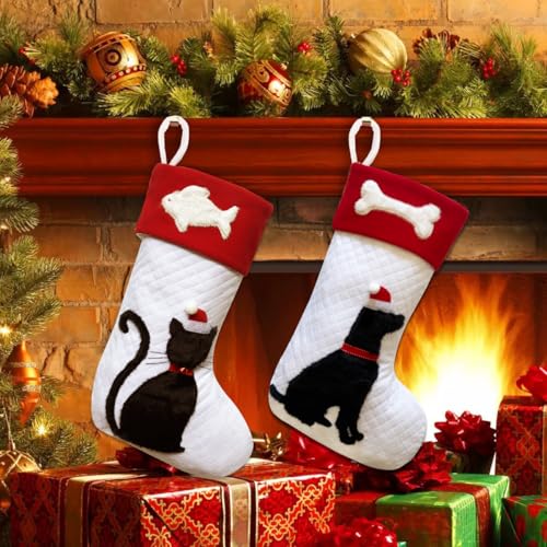 20 inch Dog Christmas Stockings L8655