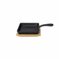 Cast Iron Square Frying Pan with Trivet E293248