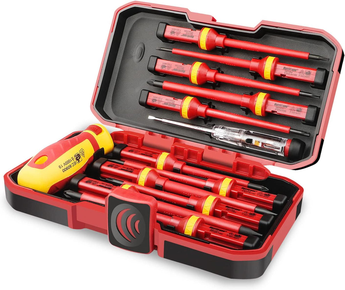 13-Pieces Insulated Electrician Screwdriver Set Q53694