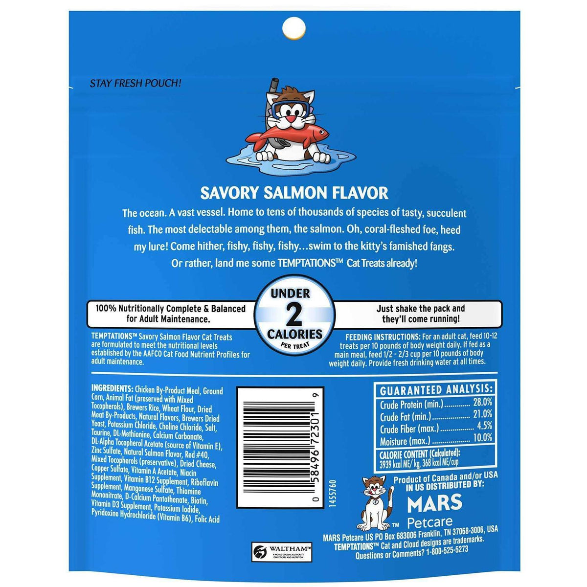 Salmon Flavor Cat Treats H4947