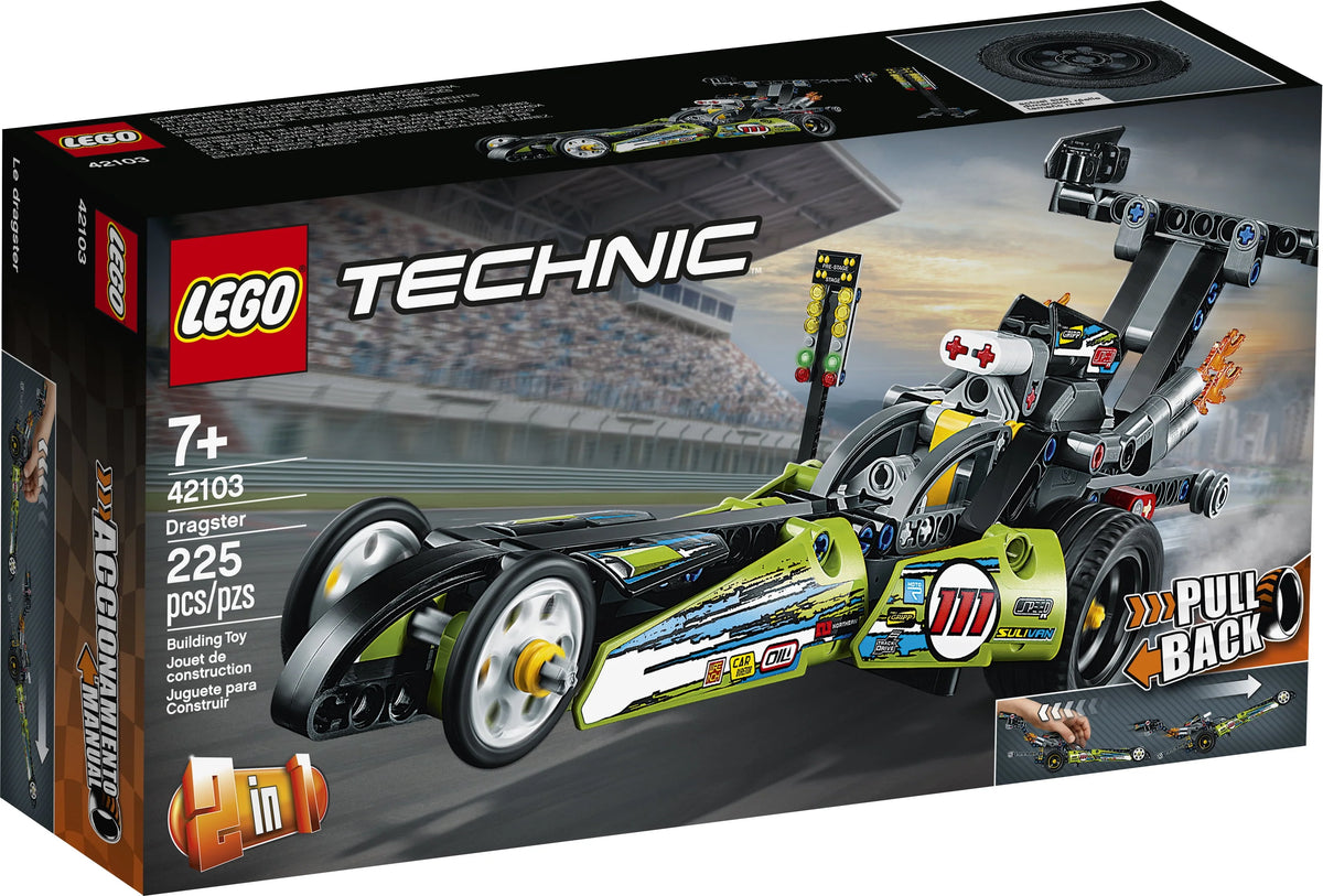 Pull-Back Racing Toy Building Kit 225 pieces Z648