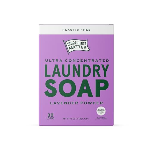 Lemongrass Scent Hypoallergenic Laundry Soap 30 oz 60 Loads K198504