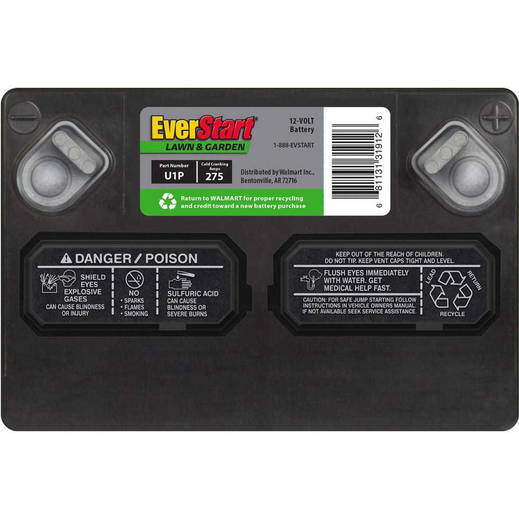 Lawn and Garden Lead Acid Battery, Group Size U1P 12 Volt, 275 CCA D463