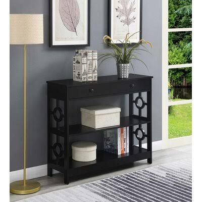 Black Console Table X595